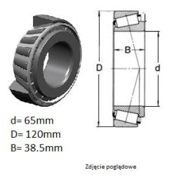 ŁOŻYSKO STOŻKOWE JH 211749/211710  CBK278