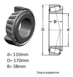 ŁOŻYSKO STOŻKOWE HR 32022 XJ