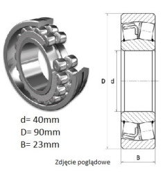 ŁOŻYSKO BARYŁKOWE 21308 EAKE4