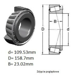 ŁOŻYSKO  STOŻKOWE 515-761 / 37431/37625 TIM  Kraśnik (opak. 5 szt.)