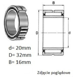 ŁOŻYSKO IGIEŁKOWE Z PIERŚC. 24/16R+1R20/24/16