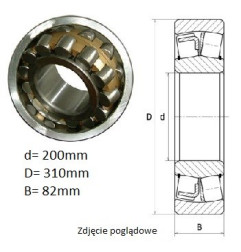 ŁOŻYSKO  BARYŁKOWE 23040 MBW33  Kraśnik/PBF +  Kraśnik
