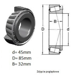 ŁOŻYSKO  STOŻKOWE 33209 