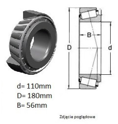 ŁOŻYSKO  STOŻKOWE 331567 