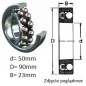 ŁOŻYSKO  KULKOWE WAHLIWE 2210K CZECH 