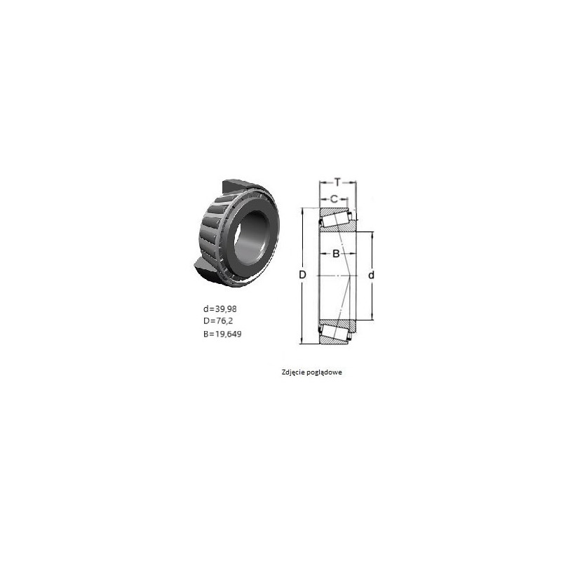 ŁOŻYSKO  STOŻKOWE 4T-28156/28300 NTN 