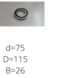 ŁOŻYSKO  KUL. -114-10462RS 2BRS2 G33 C3  Kraśnik