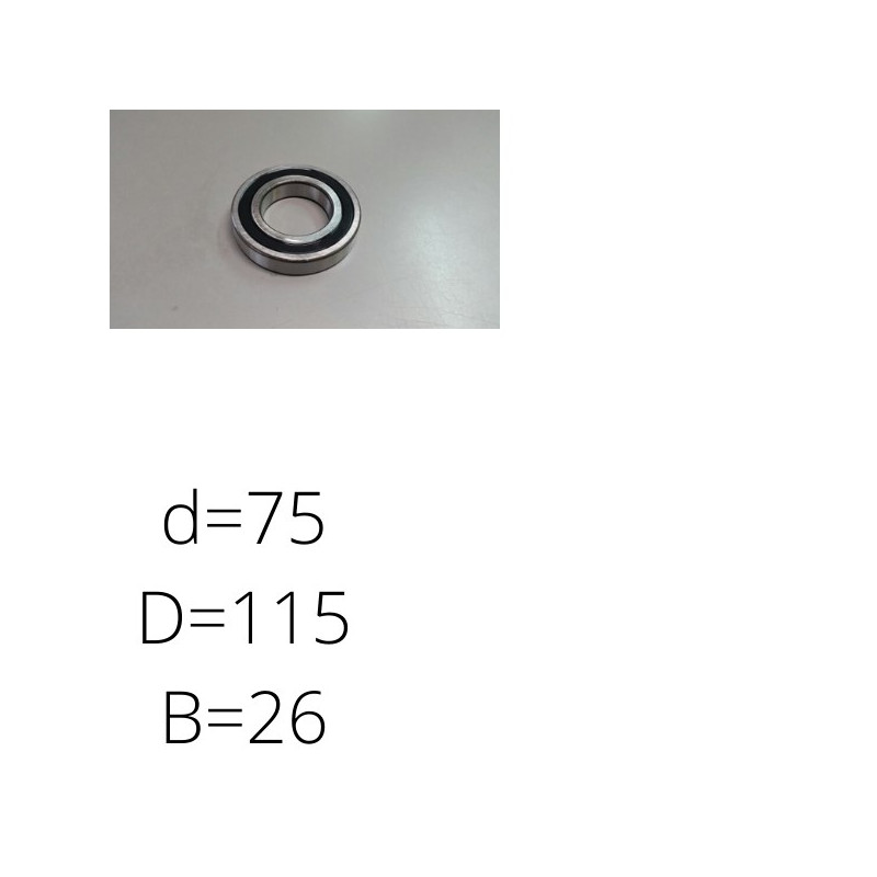 ŁOŻYSKO  KUL. -114-10462RS 2BRS2 G33 C3  Kraśnik