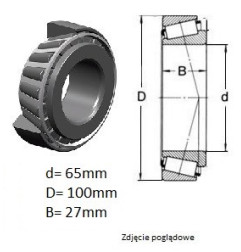 ŁOŻYSKO  STOŻKOWE 33013 