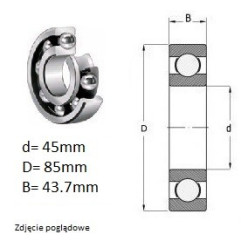 ŁOŻYSKO 16209  SNR 