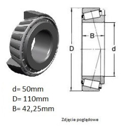 ŁOŻYSKO  STOŻKOWE 32310 -* 