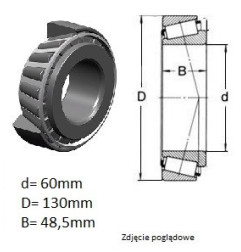 ŁOŻYSKO  STOŻKOWE 32312 