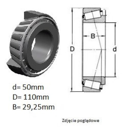 ŁOŻYSKO  STOŻKOWE 30310 - 