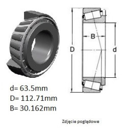 ŁOŻYSKO  STOŻKOWE 3982/3920 