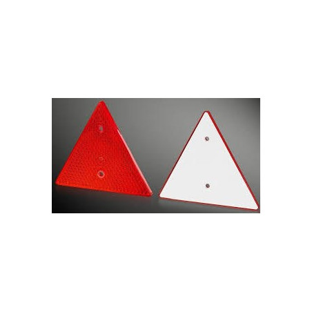 ODBLASK TRÓJKĄTNY MAŁY CZERWONY (15x15x15)   987A 150T