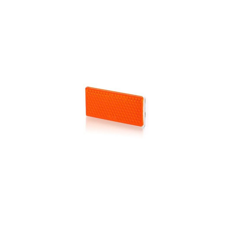 ODBLASK PROSTOKĄTNY 105X48P POMARAŃCZOWY