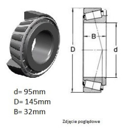 ŁOŻYSKO  STOŻKOWE 32019 