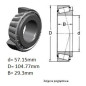 ŁOŻYSKO  STOŻKOWE 462A /453X   NTN 