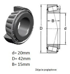 ŁOŻYSKO  STOŻKOWE 32004 JAPAN 