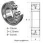 ŁOŻYSKO BARYŁKOWE DWURZEDOWE 10X22214 EA W33 2RS
