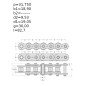 ŁAŃCUCH 20AH-2  Wzmocniony 100H-2R (op. 2,5m)